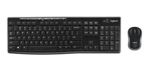 Kit de teclado e mouse sem fio Logitech MK270