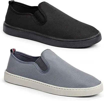 Marca: Polo State Kit 2 Sapatenis Iate Slip On Polo State Evolution