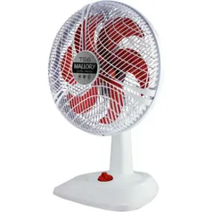 Ventilador de Mesa Mallory Turbo Silence Red 3 Velocidades - 30cm