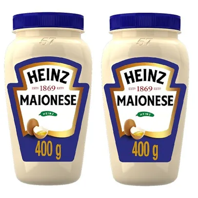 Kit 2 Maioneses Heinz Tradicional 400g