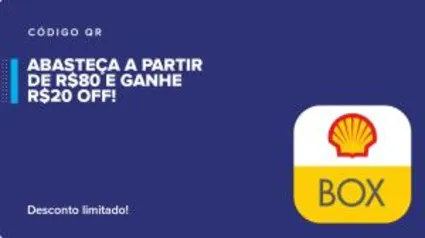 [USUÁRIOS SELECIONADOS] R$ 20,00 OFF ABASTECENDO A PARTIR DE R$ 80,00 com Mercado pago