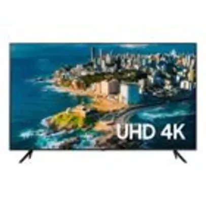 Smart TV 58 Samsung UHD 4K 58CU7700 2023 Processador Crystal 4K Gaming Hub Tela sem Limites