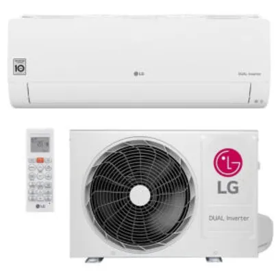 [APP+AME R$ 2005 ] Ar Condicionado Split Hi Wall LG DUAL Inverter Voice 12000 BTUs Quente e Frio | R$2123