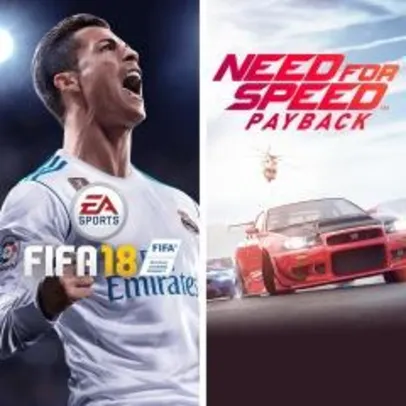 Fifa 18 + NFS: Payback (PS4 - Mídia digital) - R$221