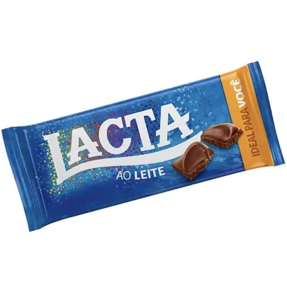 Chocolate ao Leite Lacta Pacote 90G | R$3