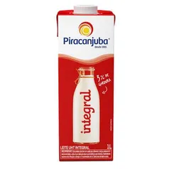 Leite Integral Piracanjuba 1L - Magalu/MKTplace Drogaria Araújo