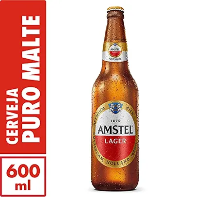 Saindo por R$ 72: Cerveja Amstel Garrafa 600 ml - 12 unid. | R$72 | Pelando