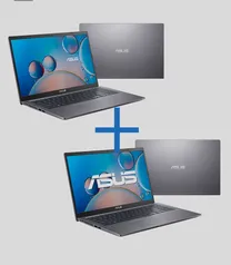 Notebook ASUS M515DA-BR1213W Cinza + Notebook ASUS X515JA-BR2750 Cinza