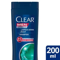 Shampoo Clear Limpeza Diária 2 Em 1 200ml | R$10