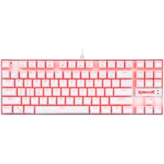 Teclado Mecânico Gamer Redragon Kumara Lunar K552, Switch Blue, Com Led, ABNT2, White