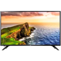 TV LED 32" LG 32LV300C.AWZ HD com Conversor Digital Integrado 1 USB 1 HDMI Modo Hotel - Preto