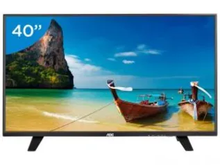 TV LED 40” AOC Full HD LE40F1465 - Conversor Digital 1 USB DTV - R$ 1.282,41 à vista