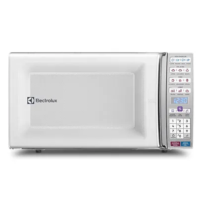 (Com Cashback Electrolux)  Micro-ondas Electrolux 34L Branco com Função Tira Odor e Manter Aquecido (MEO44) 127V ou 220V