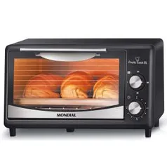 Forno Elétrico Mondial Pratic Cook FR-09 com 6 Litros – Preto R$162