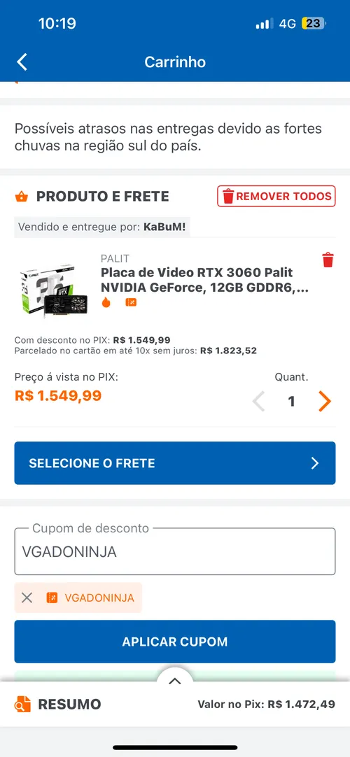 Imagen na descrição da promoção