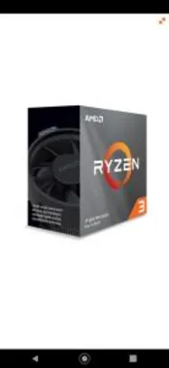 Processador AMD Ryzen 3 3100 3.6GHz (3.9GHz Turbo), 4-Cores 8-Threads, Cooler Wraith Stealth, AM4, 