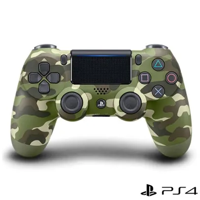 Controle sem Fio Sony Dualshock® 4 Green Camouflage para Playstation® 4