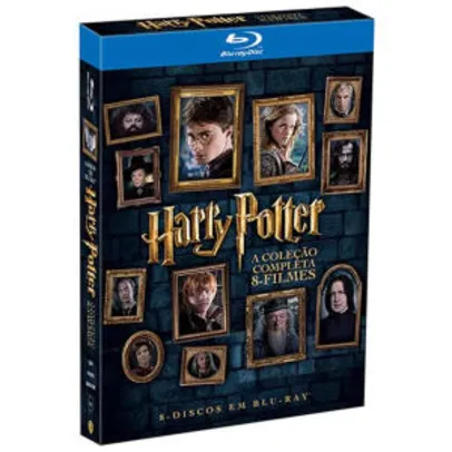 BLU-RAY BOX - HARRY POTTER - A COLEÇÃO COMPLETA | R$95