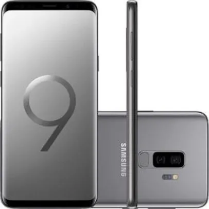 [CARTÃO SUBMARINO] Smartphone Samsung Galaxy S9 Dual Chip Android 8.0 Tela 5.8" Octa-Core 2.8GHz 128GB 4G Câmera 12MP - Cinza | R$3.000
