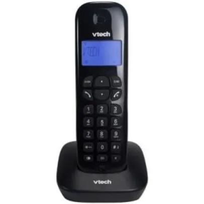 Telefone Sem Fio Vtech, Identificador de chamadas, DECT 6.0 Digital, Bivolt, Preto - VT680 | R$65