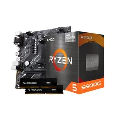 Kit Upgrade Neologic Nli84110 AMD Ryzen 5 5600g, Placa Mãe A520m-e Prime Asus, 16GB DDR4,