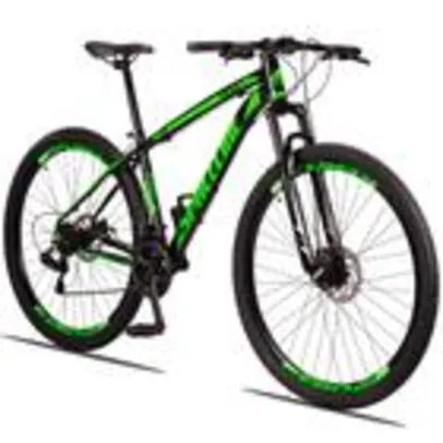 Bicicleta Aro 29 Spaceline Vega Alumínio 24v Freio a Disco Supensão MTB