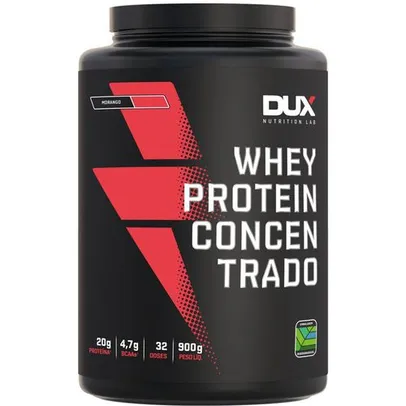 WHEY Protein Concentrado Sabor Morango Dux 900g