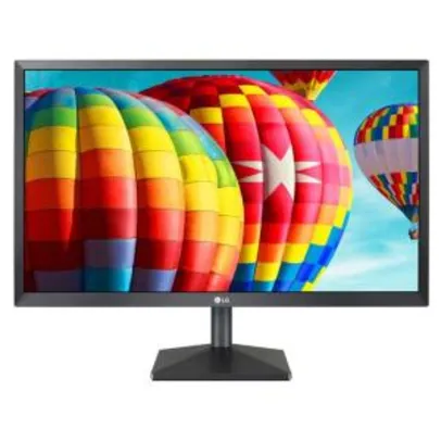 Monitor LG Full HD IPS 23,8" AMD Freesync 24MK430H Preto | R$674