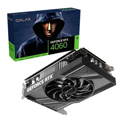 Placa de Video Galax GeForce RTX 4060 1-Click OC 1X, 8GB, GDDR6, 128-bit, 46NSL8MD8ZOC