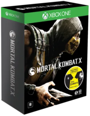 [Saraiva] Mortal Kombat X - Ed. Exclusiva - Inclui Camiseta - Xbox One - R$30