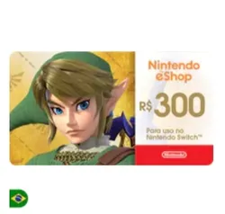 Gift Card R$ 300 Nintendo