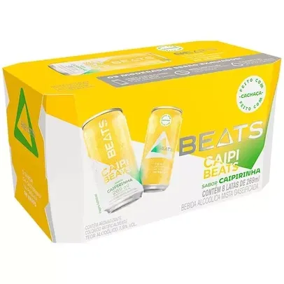 [APP]Bebida Mista Skol Beats Caipirinha Lata 269ml - 8 Unidades