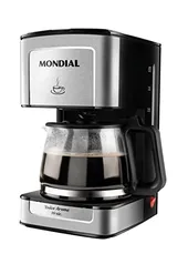 Cafeteira Elétrica Dolce Arome, Mondial, 220V, 550W, Preto/Inox - C-43-20X-SI