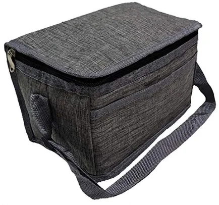 Bolsa Térmica Necessaire Academia Marmita Fitness Mamadeira (Cinza)