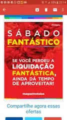 Liquidação Sábado Fantástico