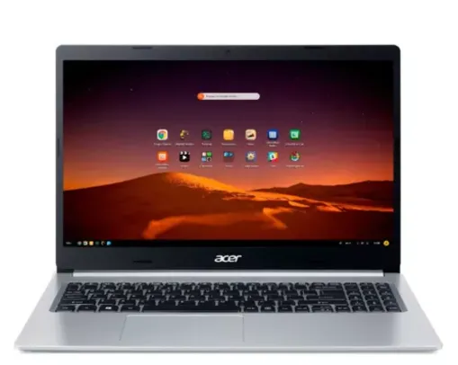 Notebook Acer Aspire 5 A515-54-55AT Intel Core i5 8GB RAM 256GB Linux Endless Tela 15.6 Prata