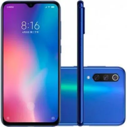 Smartphone Xiaomi Mi 9 SE 64GB 6GB RAM Versão Global Desbloqueado Azul - R$ 1900