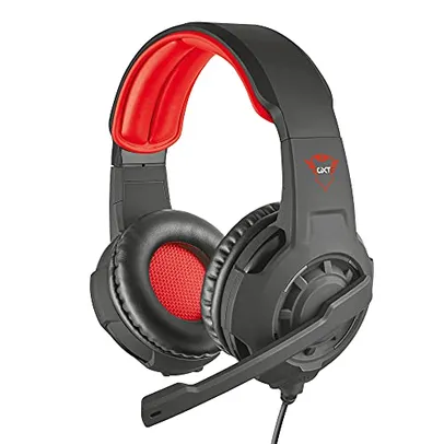 Headset Gamer PS4 / PS5 / XBOX series / SWITCH / PC / LAPTOP GXT 310 Radius Vermelho/Preto - Trust,