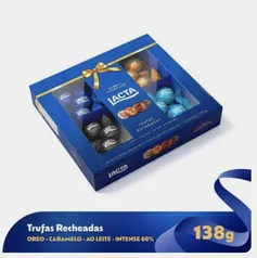 [AME SC R$ 18,29] LACTA trufas de chocolate sortida 138g