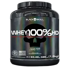 Whey 100% Hd Baunilha 1,8Kg, Black Skull