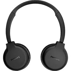 [Prime] HEADPHONE PHILIPS WIRELESS BT PRETO TAH1205BK/00 | R$136