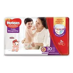 Huggies Fralda Supreme Care Roupinha Mega G, 30 Fraldas | R$17