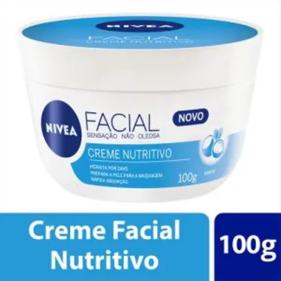 (2 UNIDADES) Creme Facial Nivea Nutritivo Nivea 100g