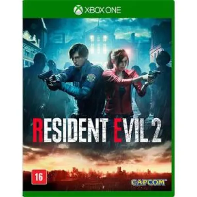 (AME+Cupom+Prime+CC Amer = R$95,00) Jogo Resident Evil 2 Xbox One
