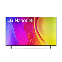 Smart TV LED 65' 4K UHD LG 65NANO80SQA NanoCell - IA LG ThinQ, Alexa