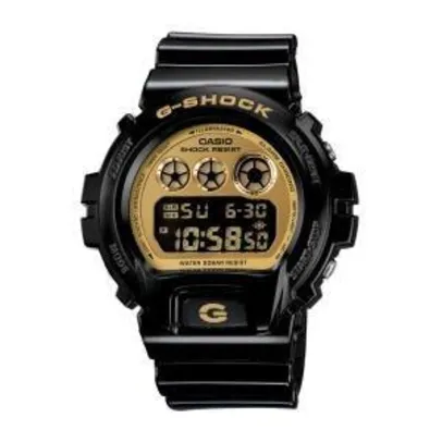 Relógio Casio G-Shock Masculino Preto Digital DW-6900CB-1DS | R$300