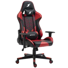 Cadeira Gamer SuperFrame Godzilla, Reclinável, Preto e Vermelho