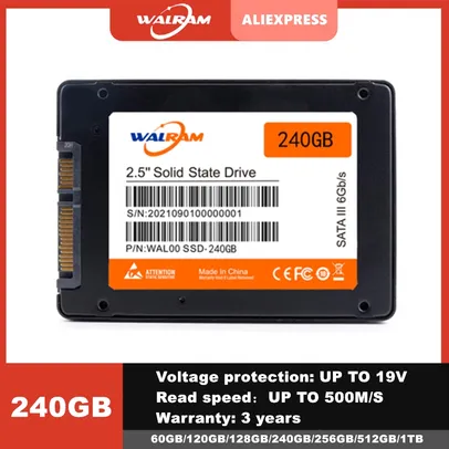 SSD WALRAM SATA3 240GB 