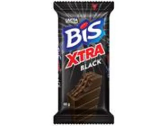 [Leve 4 pague 2] Barra de Chocolate Bis Xtra Black 45g