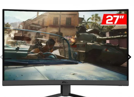 Monitor Gamer MSI Optix G27CQ4 27" Curvo 1ms 165Hz WQHD FreeSync HDMI/DP